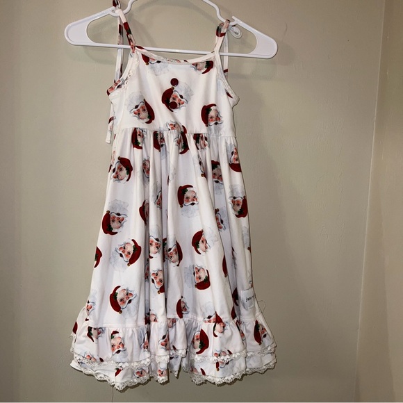 Jane + Jo Santa Print Christmas House Dress - Picture 2 of 4